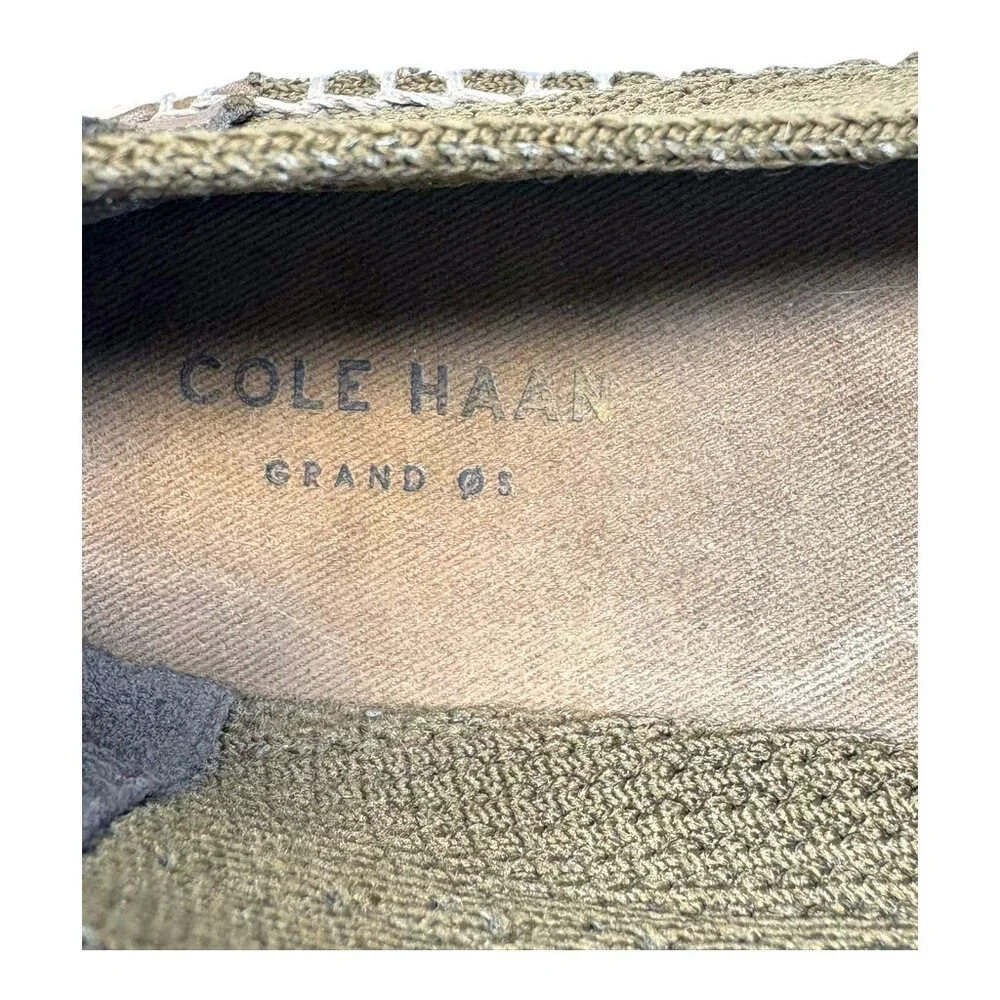Cole Haan Cloudfeel‎ Olive Stitchlite Espadrille Flats